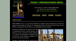 Desktop Screenshot of perforacionesordal.com